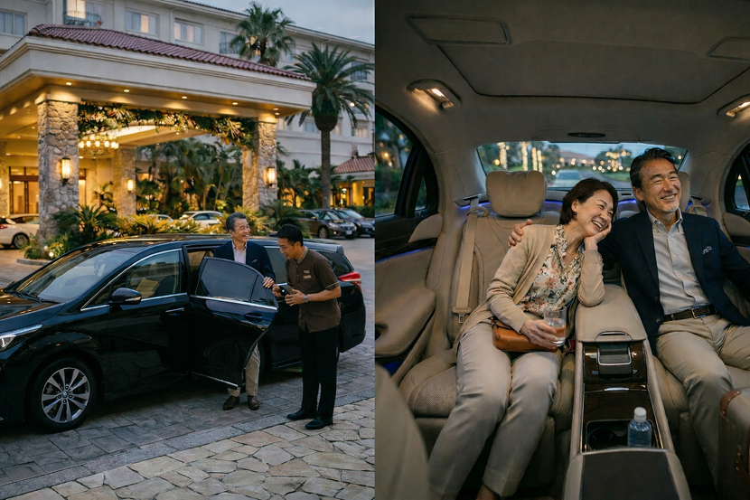 泊まりがけの貸切ハイヤーで叶える、上質で自由なリゾート滞在 運転の疲れも、乗り換えのストレスもゼロ